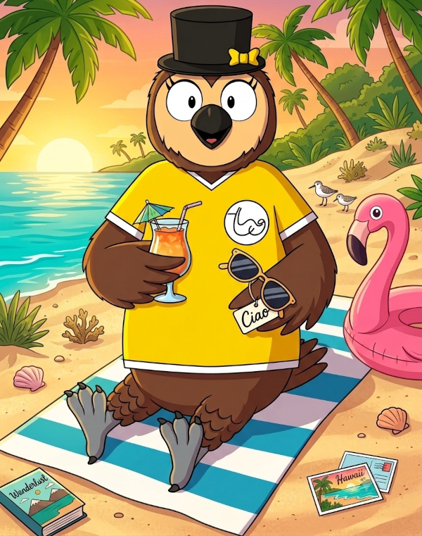 Elly im Urlaub